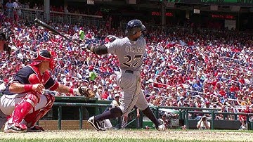 MIL@WSH: Gomez hammers a two-run homer to tie it up