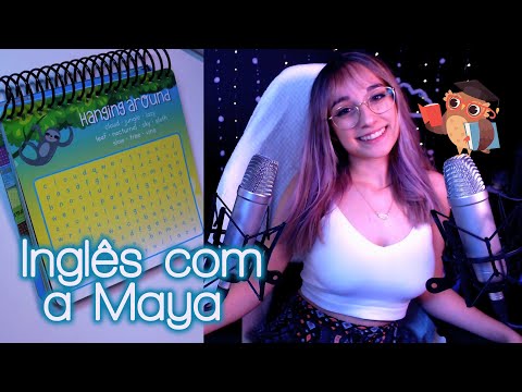 ASMR Português | Aulas de Inglês Básico com a Maya! 😍 3ª Aula!