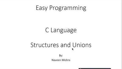 Easy Programming Day16 Structure and Union