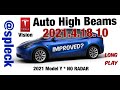 [1x] Auto High Beams - 2021.4.18.10 - Tesla Vision AutoPilot - NO RADAR