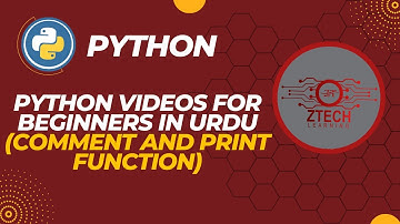 Comment & Print Function| Python Videos For Beginners in Urdu #4