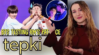 Bts Rmin Sabrını Sınıyor Tepki Kpop Tepki̇ Kpop Reaction