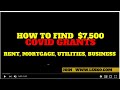 Be First To Get $7,500 Covid Grant for Rent, Mortgage, Utilities and Business