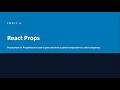 React JS Tutorial #4 PropsMadeEasy | Parent to Child Communication | Passing Data Between Components