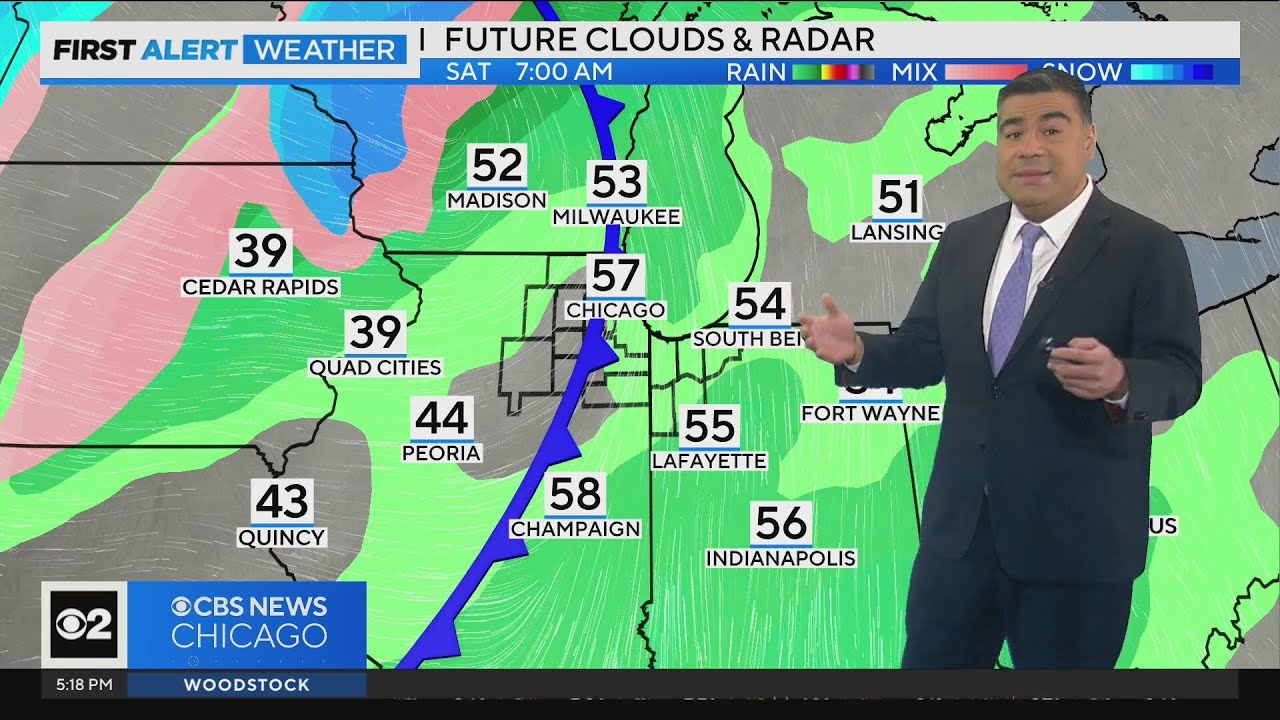 Chicago First Alert Weather: Brief warm-up - YouTube