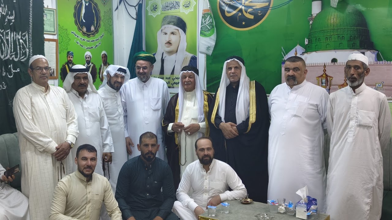 #زياره_الشيخ_السيد_مكي_السيد طه_السيد_عواد_النعيمي_الى التكيه_الرفاعيه_والقادريه_السيد صبحي_عبد_نايف