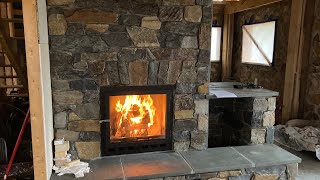 #190 Installation of Masonry Heater in Our Cordwood Home