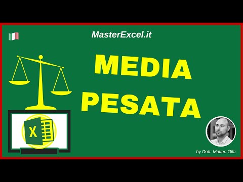 MasterExcel.it - Tutorial: come si Calcola la Media Ponderata (o Pesata) con Excel