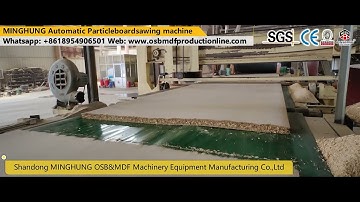MDF OSB Particle board making -#woodworkingequipment #woodworking