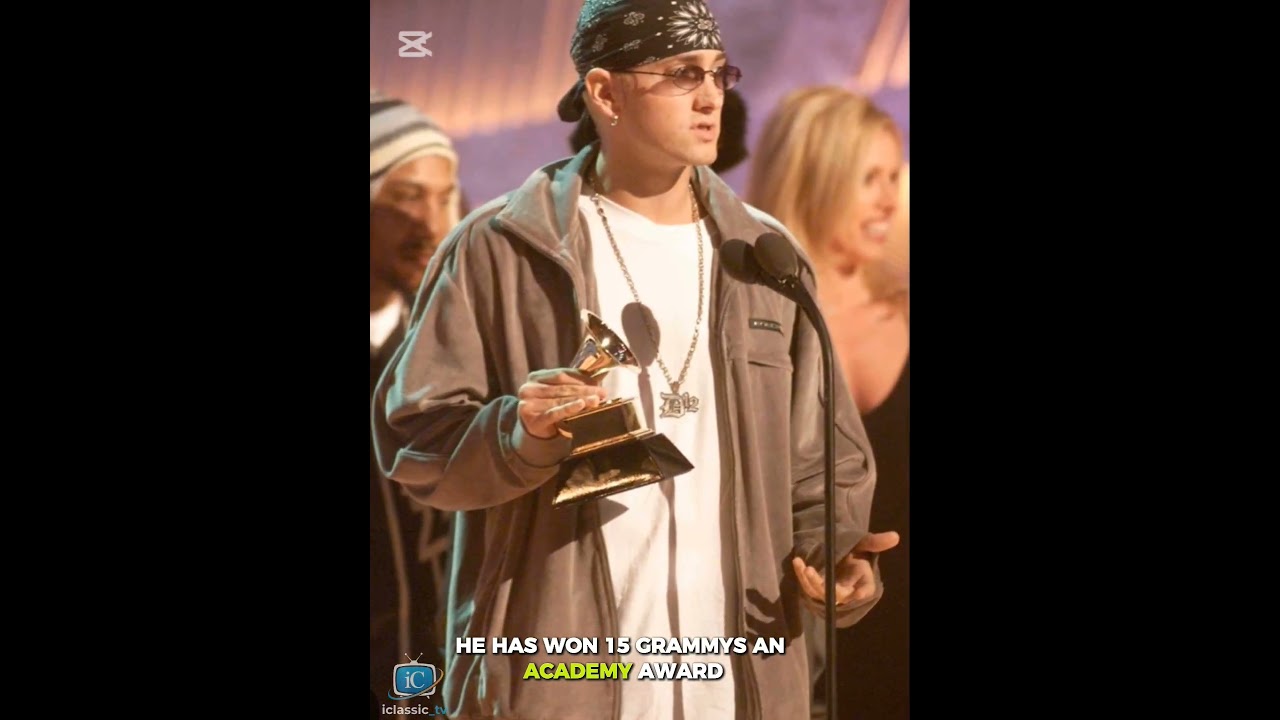 Eminem, From Detroit streets to global rap legend. 