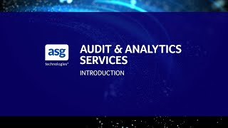 An Introduction to Audit & Analytics Services