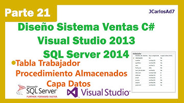 Sistema de Ventas C# - Visual Studio 2013 - Sql Server 2014 (21-41) Tabla Trabajador