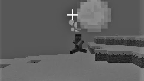 Hitting Herobrine with Snowballs | Minecraft Alpha 1.2.4