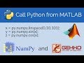Use Python in MATLAB (Numpy & Gekko)