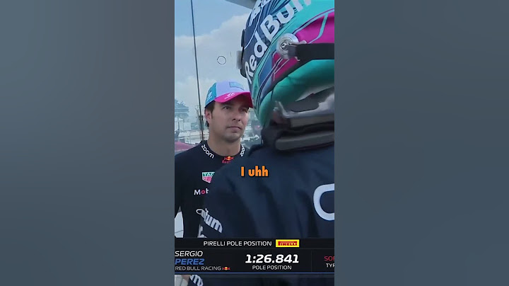 Max finding Checo to congratulate him 😊🤝 | #f1 #shorts #f1shorts #maxverstappen #miamigp