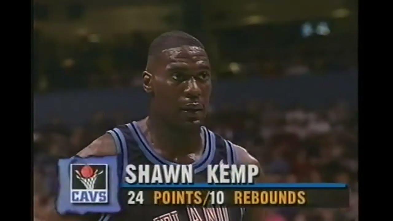 Shawn Kemp Cleveland at Vancouver 12/5/97 YouTube