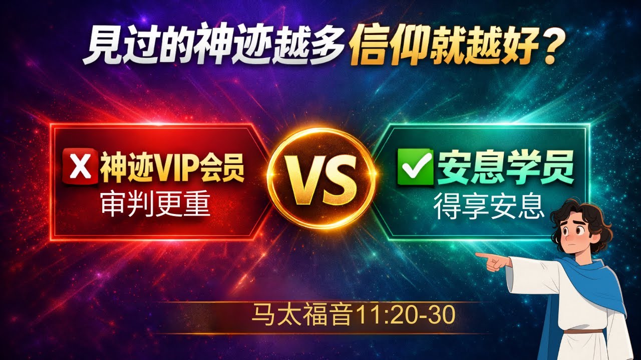 见过的神迹越多，信仰就越好？耶稣给出了让人倒吸凉气的答案！#基督教