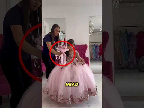 Girl transforms into a real princess on her birthday.🥰