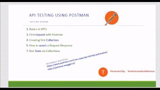 Web API Testing Using Postman