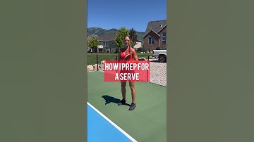 Learn how to serve from a pro! #pickleball #pickleballtips #pickleballaddict