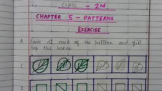 Pattern worksheet (Class-II, Maths, Ch-5) | KIDZ MILLENNIUM SCHOOL, ROORKEE
