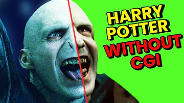 How did they get rid of Ralph Fiennes nose for Voldemort?