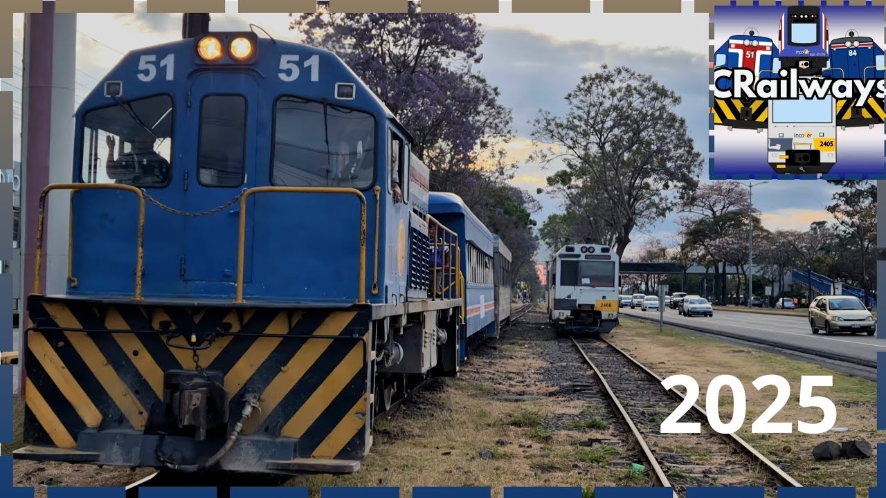 Tren Convencional, Apolos y DMUs por San José || CRailways / 2025