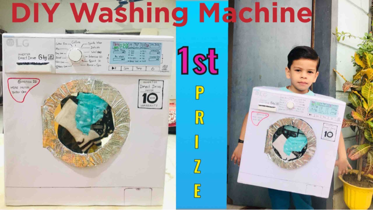 DIY washing machine fancy dress competition winning prizeeasy way to