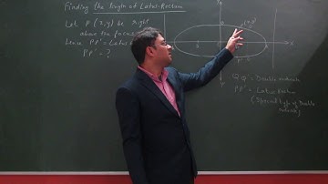 Ellipse Basic 02_Finding Length Of Latus Rectum (By Deepak Duggal)