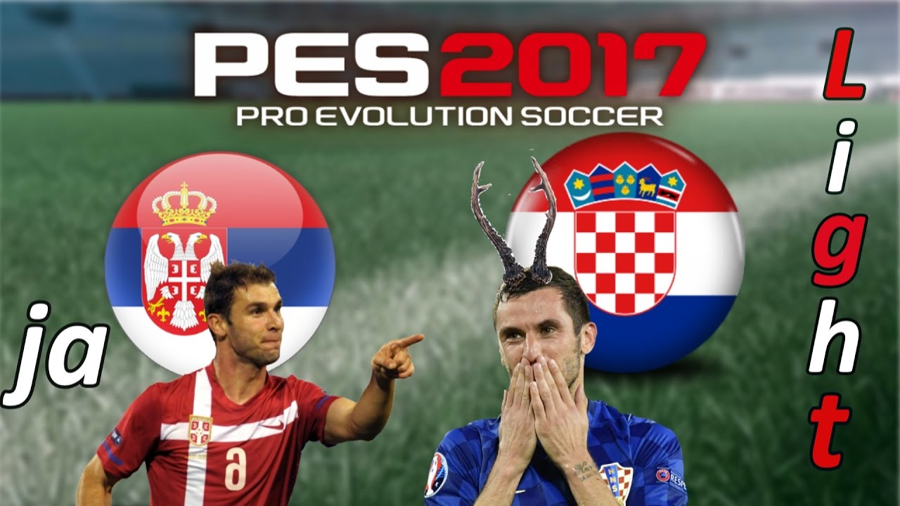 PES2017 - Serbia vs Croatia - YouTube