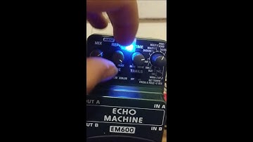 Behringer Echo Machine Demo Using A Synthesizer