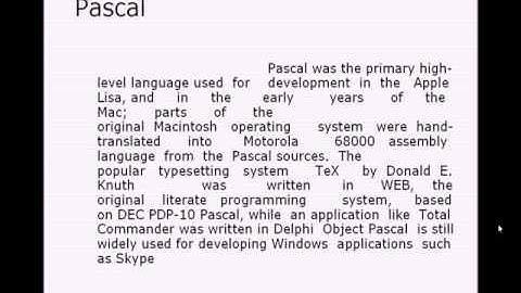 Behavior of Programming Languages in Past, Present and Future Part 2 - VI.avi