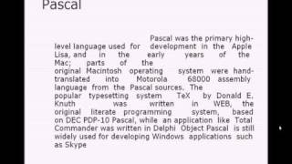 Behavior of Programming Languages in Past, Present and Future Part 2 - VI.avi