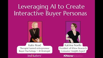 Leveraging AI to Create Interactive Buyer Personas - Indikaters™