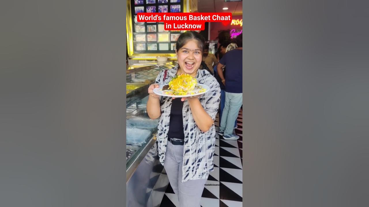 Best Basket Chaat in Lucknow shorts youtubeshorts shortvideo 