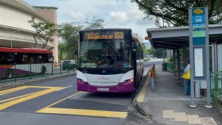 SBS Transit Scania K230UB (Euro 5 Batch 1) SBS8753J on Service 153 departing Bus Stop 52181