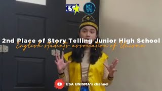 2nd WINNER OF STORY TELLING (JUNIOR HIGH SCHOOL) COMPETITION NEF 2020