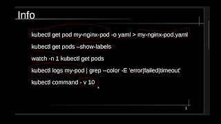 Useful Kubernetes Admin Commands