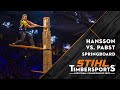 Emil hanssons epic triumph dominating the springboard at stihl timbersports world championship