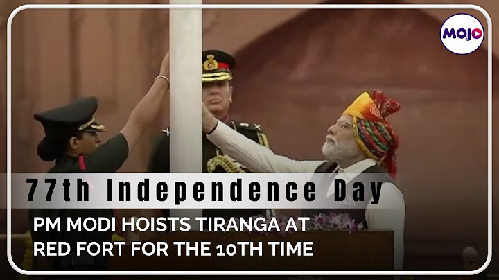 Watch | PM Modi Hoists Tiranga At The Iconic Red Fort For The 10th Time | Independence Day 2023