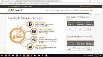 Bitconnect Tagalog Part 3 - How to Lend BCC