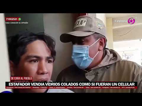 Estafadores venden vidrios