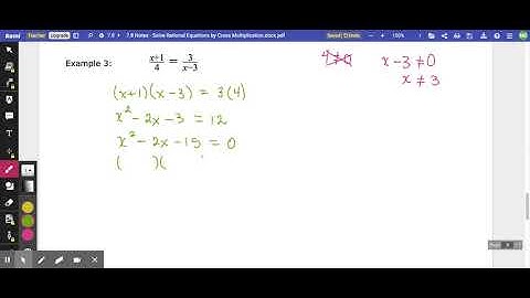 7.8 Notes - Solve Rational Equations by Cross Multiplication.docx.pdf