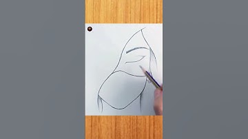 Girl drawing with mask |#shorts #youtubeshorts #trending #shortvideo