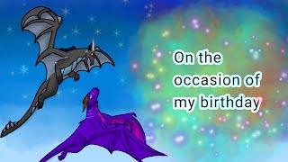 dragons flying high in the sky