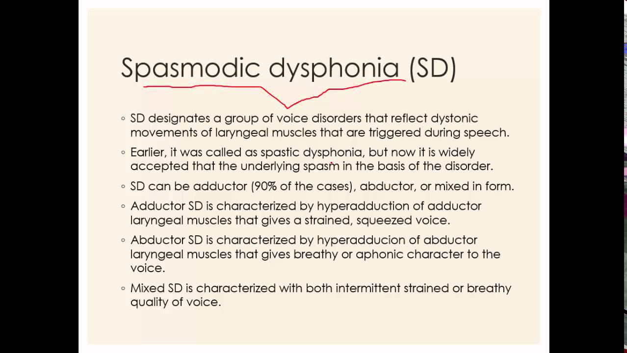 dysarthria YouTube