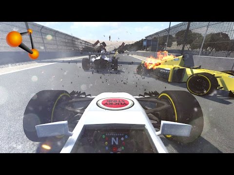 BeamNG.Drive - Formula R Onboard Crash Compilation (F1)