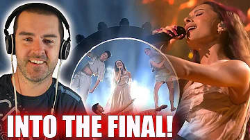 Eden Golan REACTION! - ''Hurricane'' LIVE - Israel Second Semi Final   (Eurovision 2024)