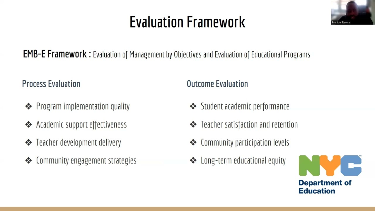 Brenton Stevens Program Evaluation