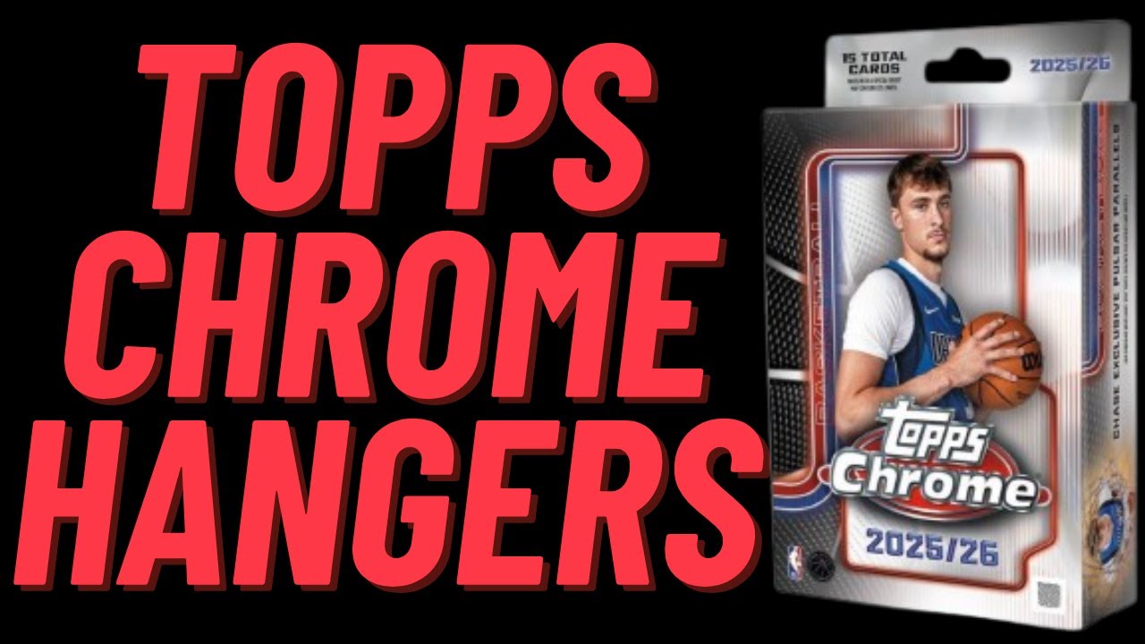 GOLD SPECKLE PULLED! ✨ Opening 6 Hangers of 2025-26 Topps Chrome Basketball